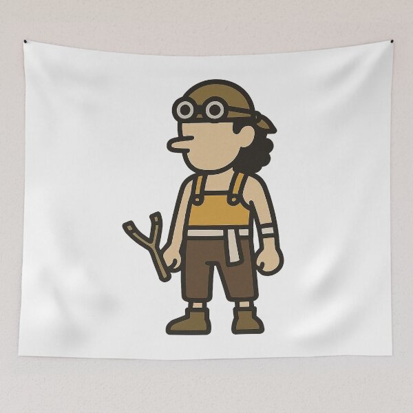 Item preview, Character - Young Man with Long Nose and Goggles Determined designed and sold by AnimeShin.