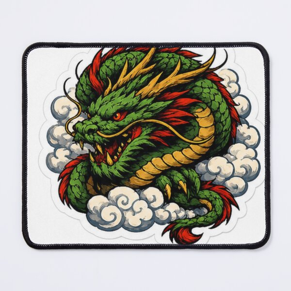 Item preview, Emerald Dragon designed and sold by UkiyoGraphic.