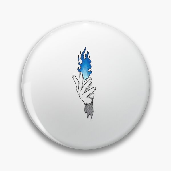 Item preview, Cremation Quirk Blue Fire Villain Hand designed and sold by Deviantfant.