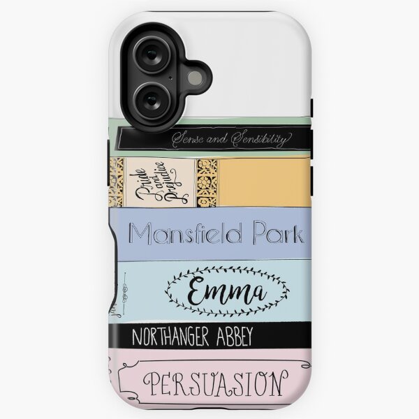 Vista previa del artículo con la obra «Pila de libros Jane Austen - Color», diseñado y vendido por dollabails.