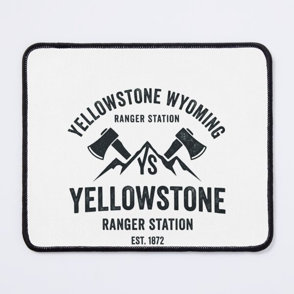 Item preview, Yellowstone Wyoming Ranger Station YS Yellowstone Ranger Station Est. 1872 National Park Visitor Outdoor Enthusiast designed and sold by Simsimah26Parks.