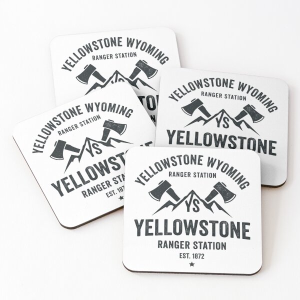 Item preview, Yellowstone Wyoming Ranger Station YS Yellowstone Ranger Station Est. 1872 National Park Visitor Outdoor Enthusiast designed and sold by Simsimah26Parks.