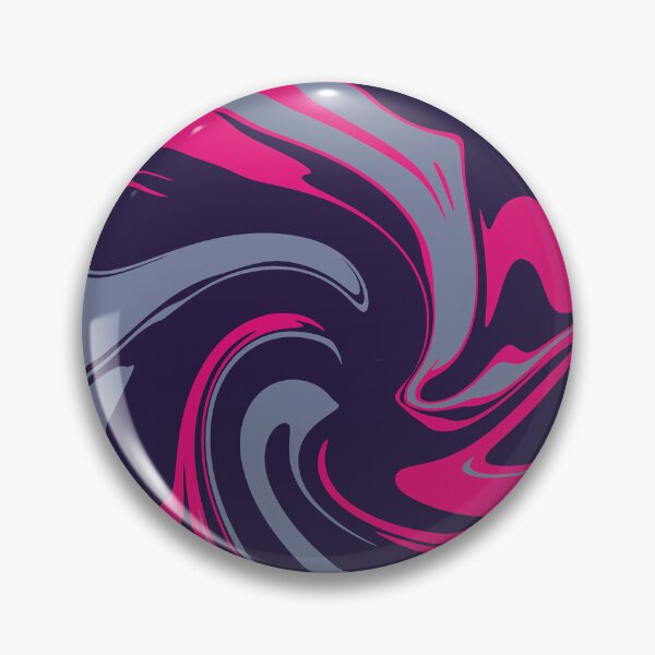 Item preview, Liquid Marble Swirl – Vibrant Fuchsia and Deep Navy designed and sold by CaramelCo.