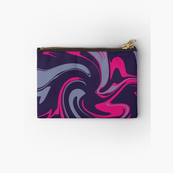 Item preview, Liquid Marble Swirl – Vibrant Fuchsia and Deep Navy designed and sold by CaramelCo.