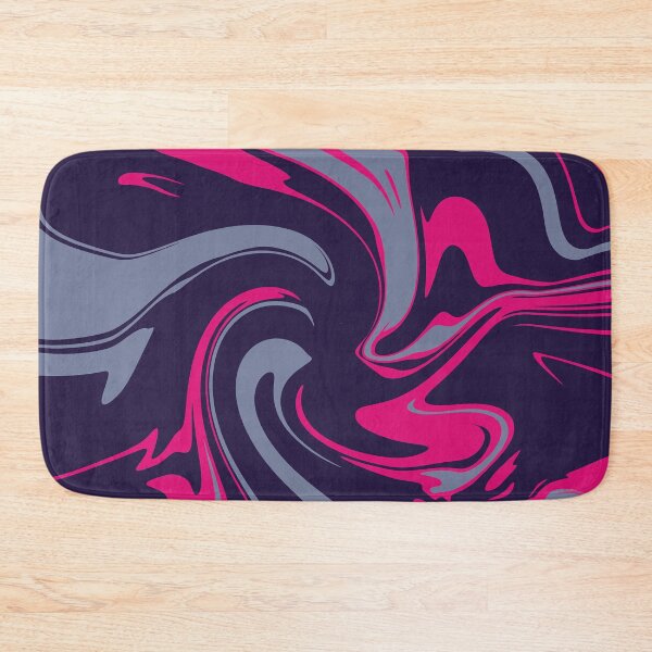 Item preview, Liquid Marble Swirl – Vibrant Fuchsia and Deep Navy designed and sold by CaramelCo.