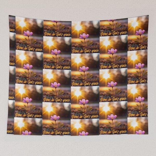 Item preview, Grow in God’s grace Morning sunshine Spring flower designed and sold by FTLOG.