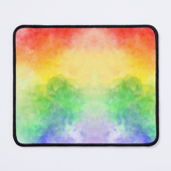 Item preview, Aesthetic Rainbow Watercolor Abstract - Pastel Tie Dye Pattern designed and sold by gokhanuzen.