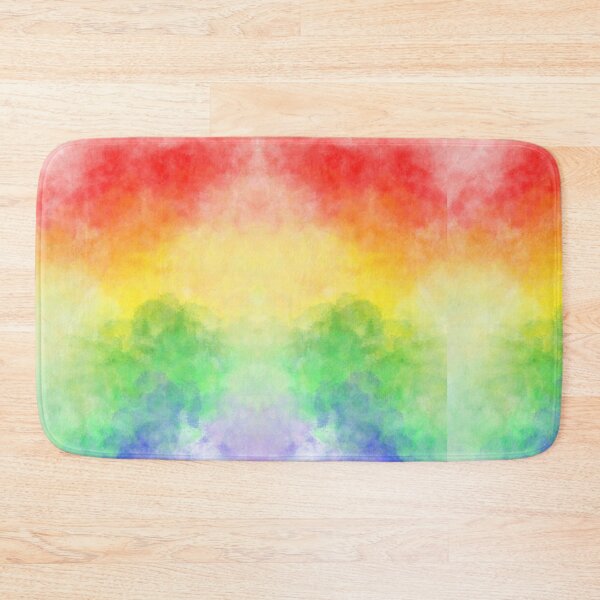 Item preview, Aesthetic Rainbow Watercolor Abstract - Pastel Tie Dye Pattern designed and sold by gokhanuzen.