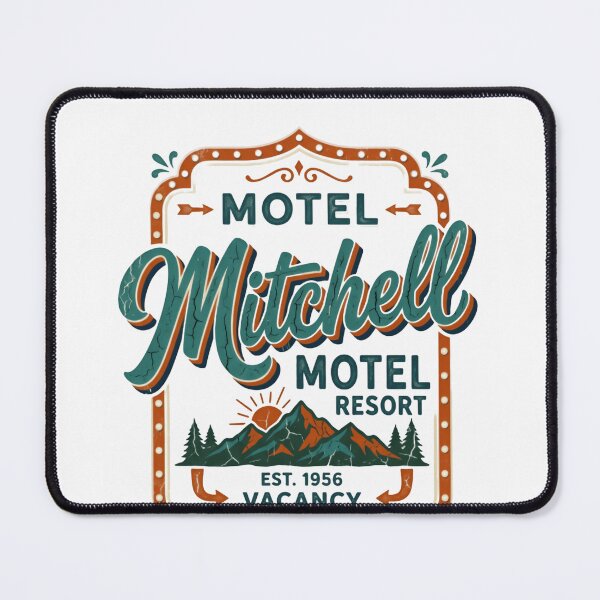 Item preview, Motel Mitchell Motel Resort Est. 1956 Vacancy Cabins Pool Diner Vintage Travel Road Trip Vacationer designed and sold by Simsimah26Parks.
