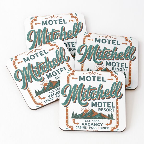 Item preview, Motel Mitchell Motel Resort Est. 1956 Vacancy Cabins Pool Diner Vintage Travel Road Trip Vacationer designed and sold by Simsimah26Parks.