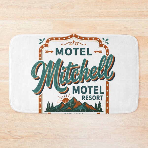 Item preview, Motel Mitchell Motel Resort Est. 1956 Vacancy Cabins Pool Diner Vintage Travel Road Trip Vacationer designed and sold by Simsimah26Parks.