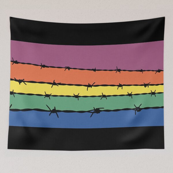 Item preview, Resistance Flag - Pride, Rainbow, LGBTQ, Anti Fascist, support, ally designed and sold by ArtfulOctopus.