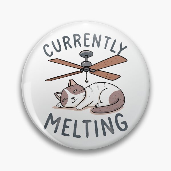 Item preview, Summer design of a cat sleeping under a ceiling fan designed and sold by Ahmed-khafagy.