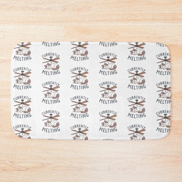 Item preview, Summer design of a cat sleeping under a ceiling fan designed and sold by Ahmed-khafagy.