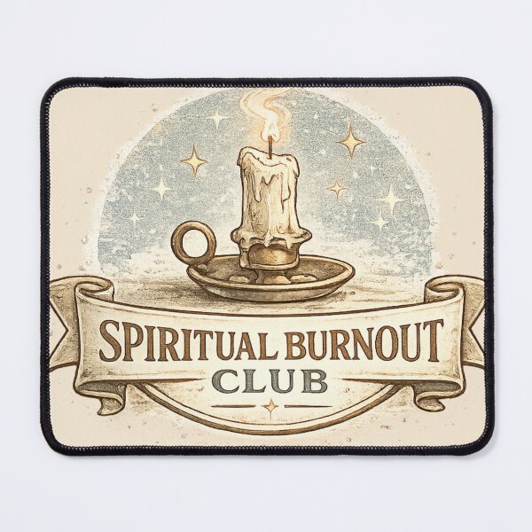 Item preview, Spiritual Burnout Club – Vintage Candle Aesthetic designed and sold by BeaVibes.