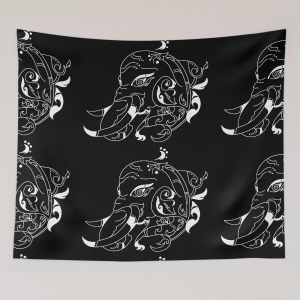 Item preview, Luxury Traditional Thai Elephant Graphic Art designed and sold by วารัต555111.