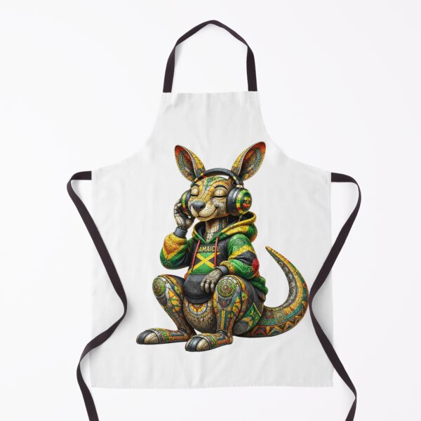 Item preview, Reggae Kangaroo Mosaic Vibes designed and sold by ikonicgallery.