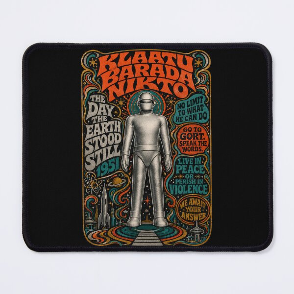 Artikelvorschau, Klaatu Barada Nikto Psychedelic Gort Robot  entworfen und verkauft von electrovista.