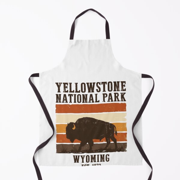 Item preview, Yellowstone National Park Wyoming Est. 1872 Bison Wildlife National Park Travel Visitor designed and sold by Simsimah26Parks.
