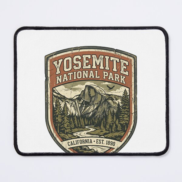Item preview, Yosemite National Park California Est 1890 Travel Outdoors Hiking Souvenir designed and sold by Simsimah26Parks.