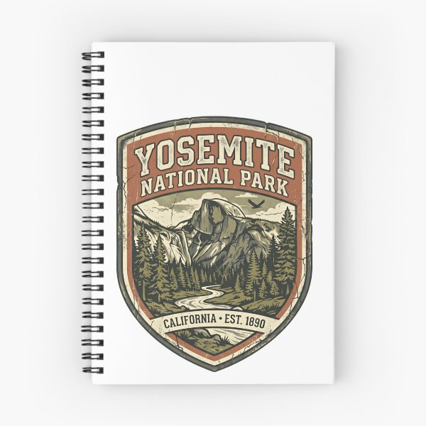 Item preview, Yosemite National Park California Est 1890 Travel Outdoors Hiking Souvenir designed and sold by Simsimah26Parks.