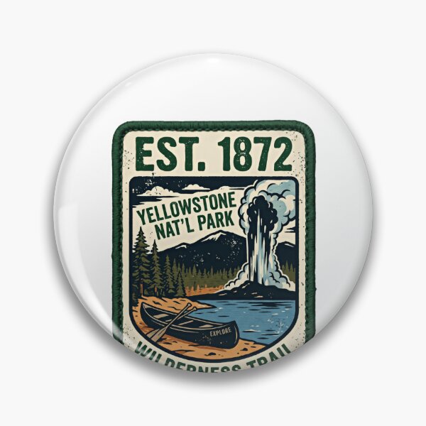 Item preview, Est. 1872 Yellowstone Nat'l Park Wilderness Trail Explore National Park Outdoor Adventure designed and sold by Simsimah26Parks.