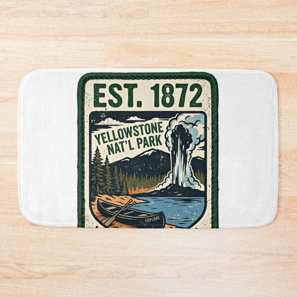 Item preview, Est. 1872 Yellowstone Nat'l Park Wilderness Trail Explore National Park Outdoor Adventure designed and sold by Simsimah26Parks.