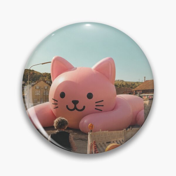 Item preview, Giant pink cat blocks road in Lörrach designed and sold by Mauswohn.