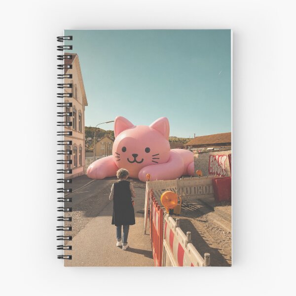 Item preview, Giant pink cat blocks road in Lörrach designed and sold by Mauswohn.