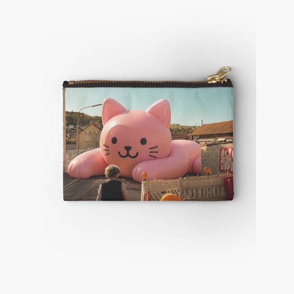 Item preview, Giant pink cat blocks road in Lörrach designed and sold by Mauswohn.