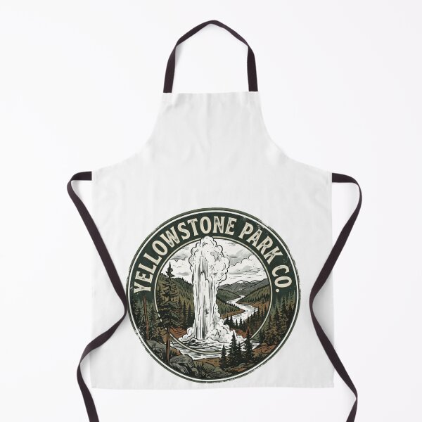 Item preview, Yellowstone Park Co. National Park Traveler Nature Lover Hiking Camping designed and sold by Simsimah26Parks.