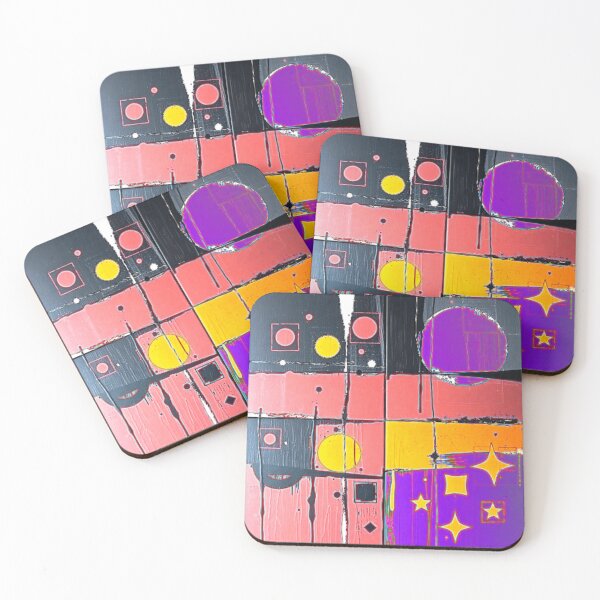 Item preview, midnight geometry e5 colorful geometric abstract design designed and sold by SmashingDeals.