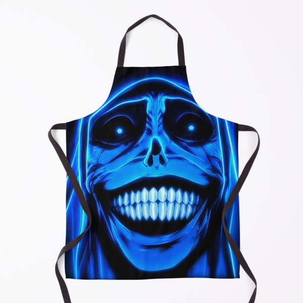 Item preview, Neon Grin Reaper — Electric Blue Horror Glow designed and sold by BB Design Garage.