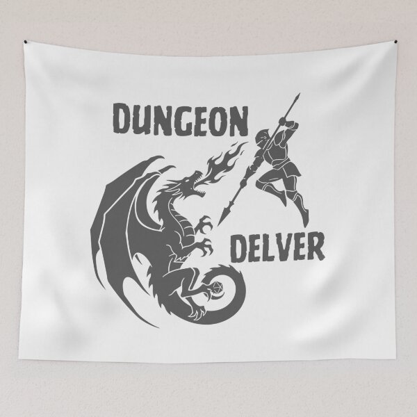 Item preview, Dungeon Delver Dragon Slayer designed and sold by Heralds Rest Book Store.