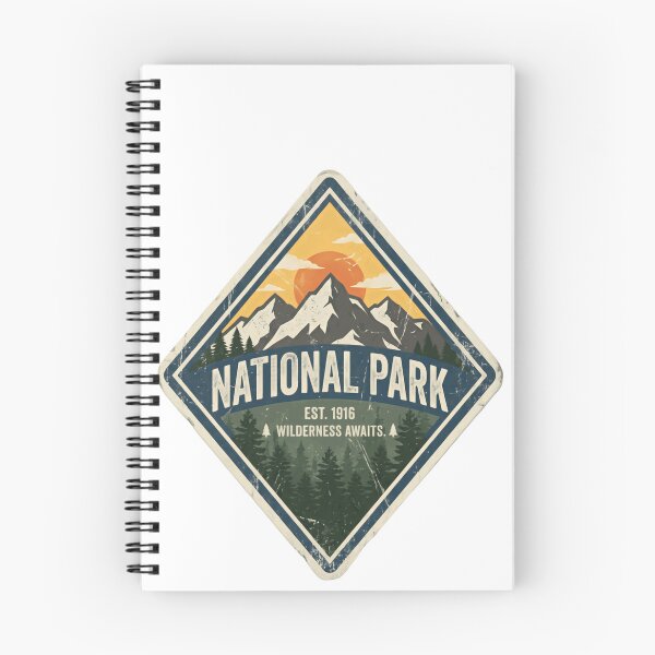 Item preview, National Park Est. 1916 Wilderness Awaits Outdoors Adventure Nature Explorer Hiker designed and sold by Simsimah26Parks.