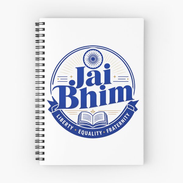 Item preview, Jai Bhim Liberty Equality Fraternity Badge Design designed and sold by ArtsyExplorer.