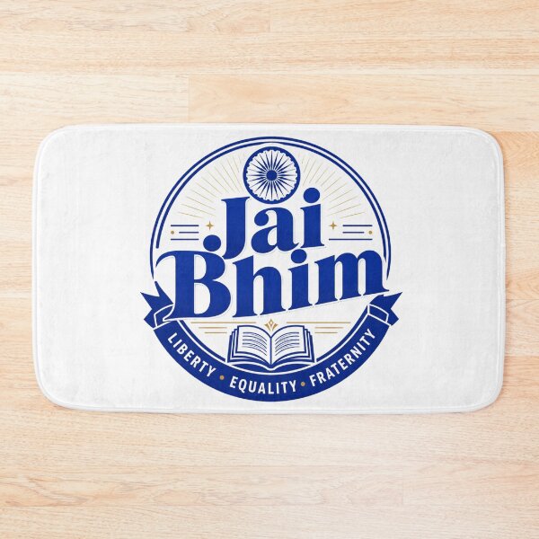 Item preview, Jai Bhim Liberty Equality Fraternity Badge Design designed and sold by ArtsyExplorer.