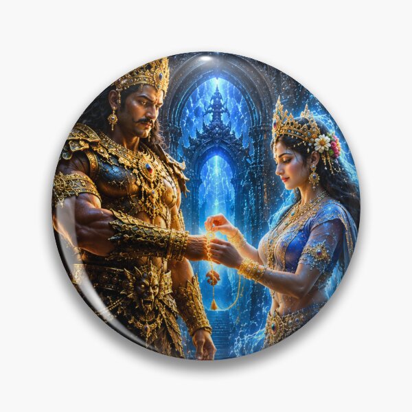 Item preview, Yamraj & His Sister – The Sacred Bond Beyond Death designed and sold by Homyar.