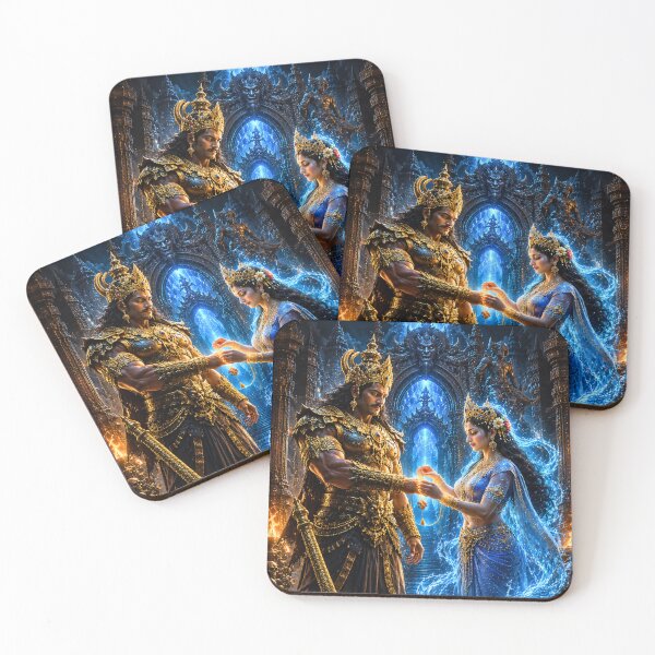 Item preview, Yamraj & His Sister – The Sacred Bond Beyond Death designed and sold by Homyar.