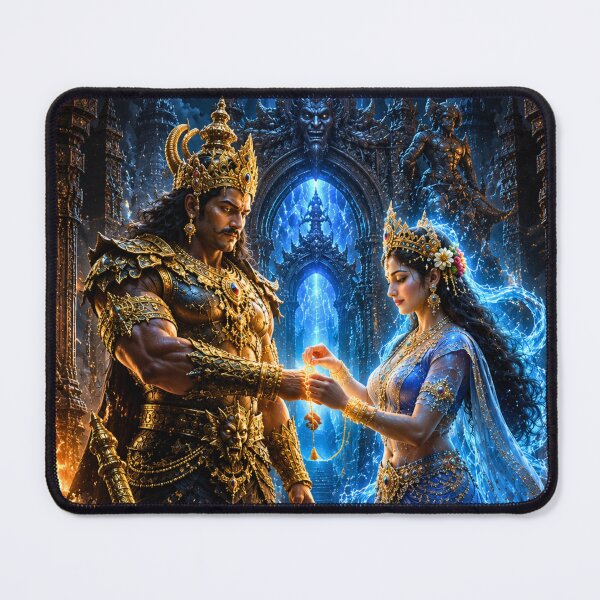 Item preview, Yamraj & His Sister – The Sacred Bond Beyond Death designed and sold by Homyar.