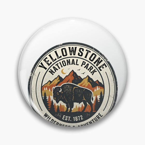 Item preview, Yellowstone National Park Est. 1872 Wilderness & Adventure National Park Traveler Hiker designed and sold by Simsimah26Parks.