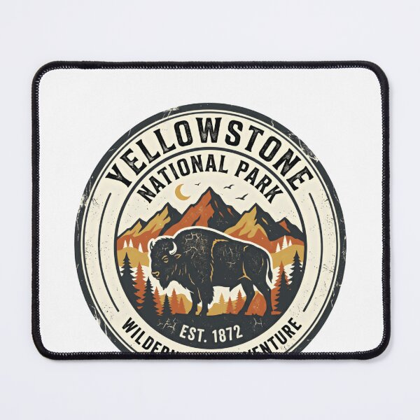 Item preview, Yellowstone National Park Est. 1872 Wilderness & Adventure National Park Traveler Hiker designed and sold by Simsimah26Parks.
