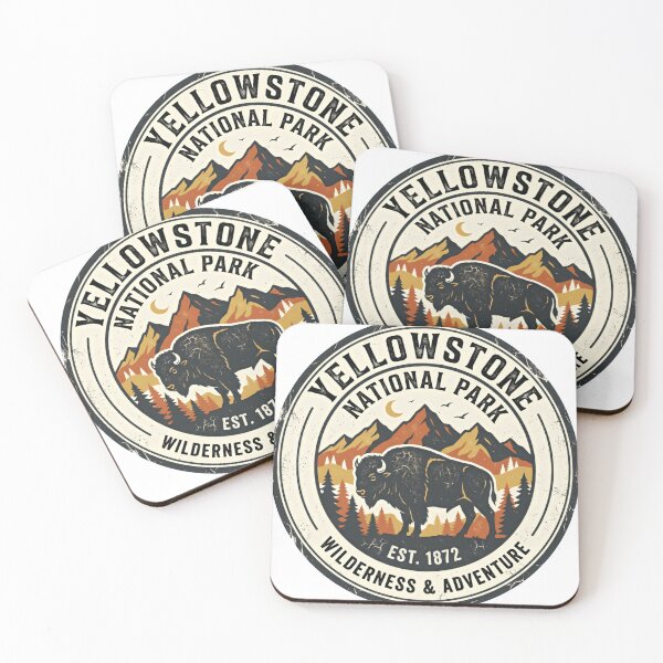 Item preview, Yellowstone National Park Est. 1872 Wilderness & Adventure National Park Traveler Hiker designed and sold by Simsimah26Parks.