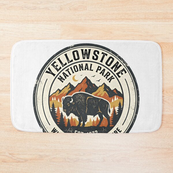 Item preview, Yellowstone National Park Est. 1872 Wilderness & Adventure National Park Traveler Hiker designed and sold by Simsimah26Parks.