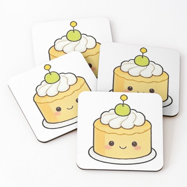 Item preview, Cute Smiling Cake with Cream Topping designed and sold by deisgnsbyshane.