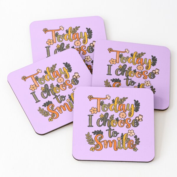 Item preview, Today I Choose to Smile - Positive, Motivational, Happiness, Gratitude, Flowers designed and sold by karina360.