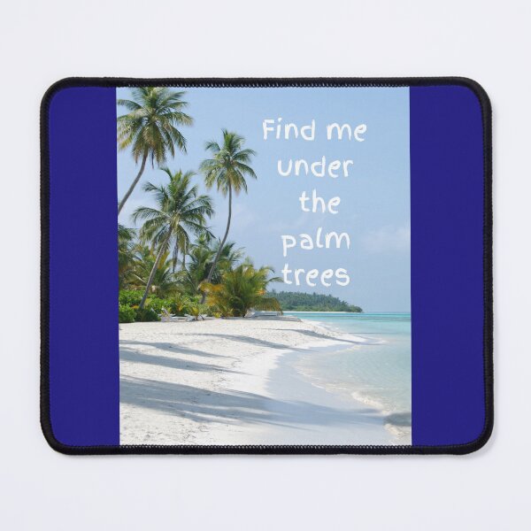 Item preview, Tropical white sandy beach with palm trees designed and sold by TB-73.