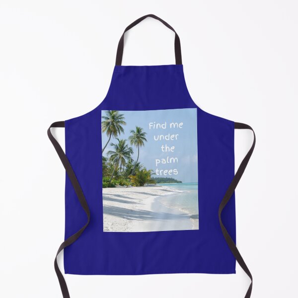 Item preview, Tropical white sandy beach with palm trees designed and sold by TB-73.