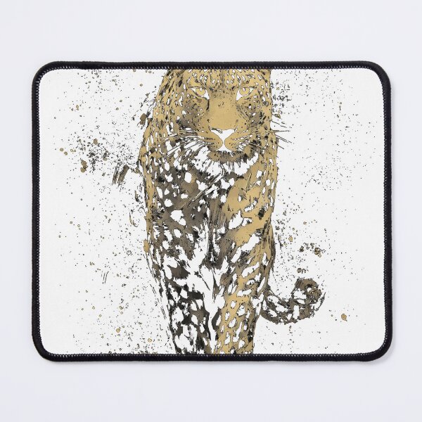 Item preview, Quiet Energy | Majestic Leopard Gold Sumi-e Art designed and sold by Chaaa-han.