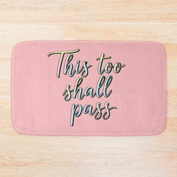 Item preview, This Too Shall Pass - Positive, Motivational, Hopeful, Resilience Quote designed and sold by Karina Creative Studio.